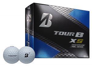 Tiger Woods uses Bridgestone Tour B XS golf balls