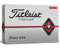 Justin Thomas plays the Titleist Pro V1x golf ball 